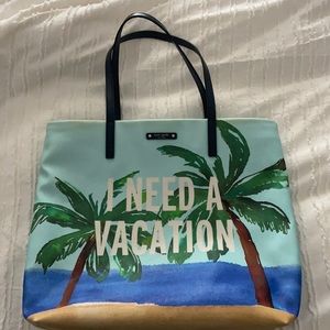 Kate spade I need a vacation bon shopper tote- NWOT